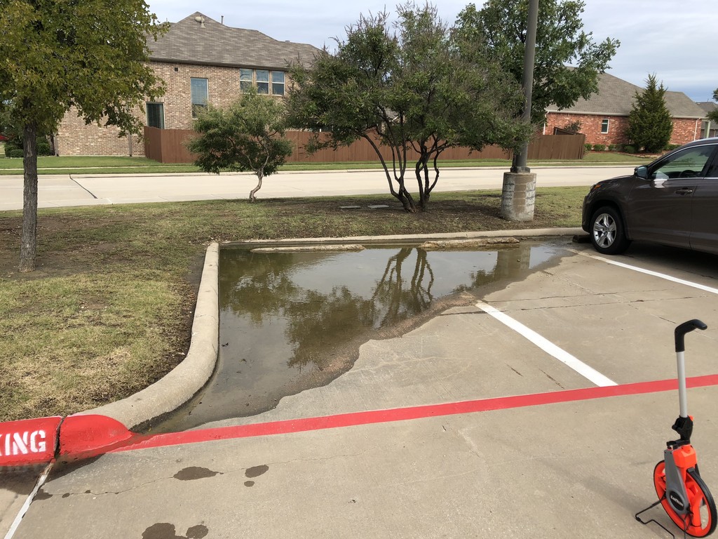 PONDING WATER Nortex Concrete Lift and Stabilization Dallas Fort Worth